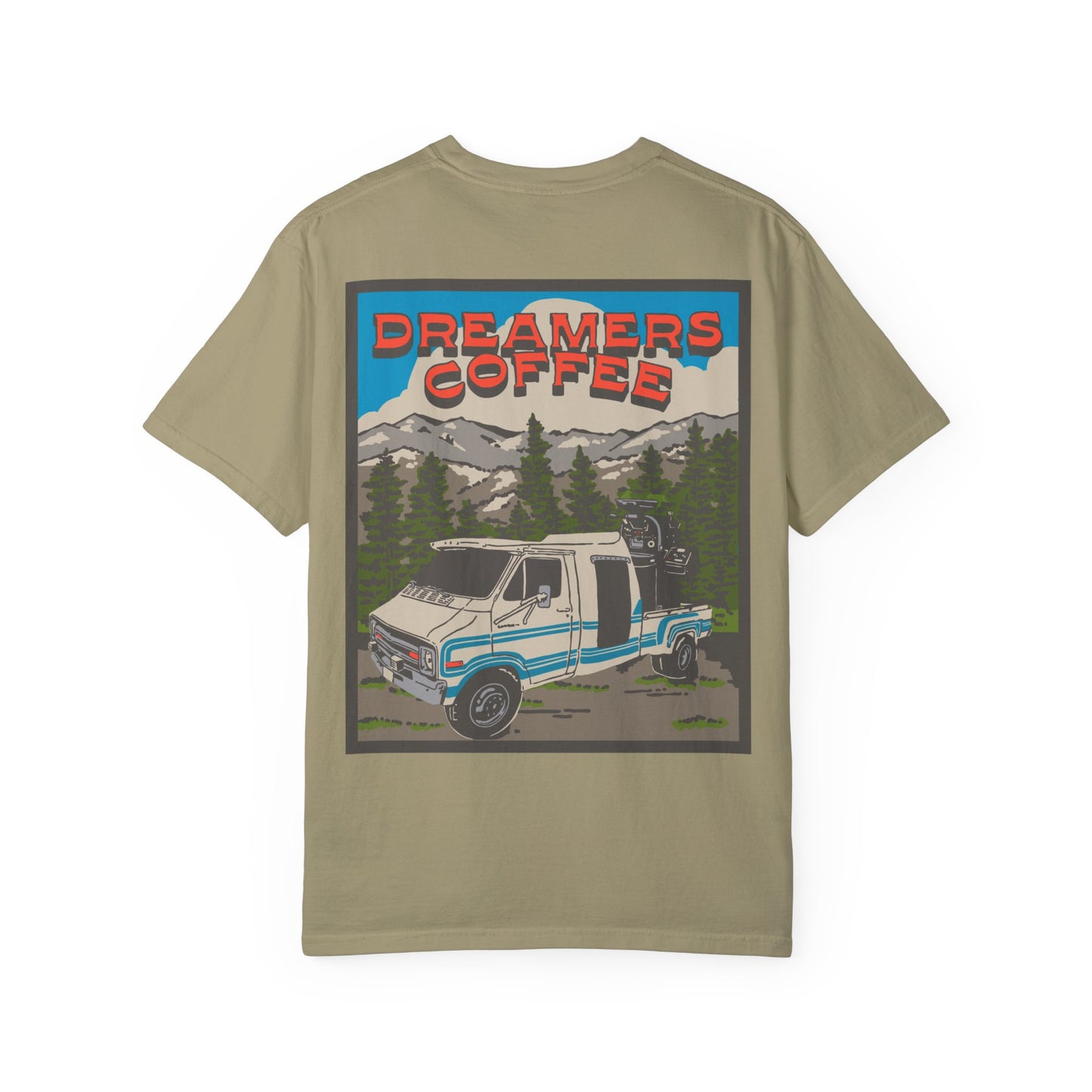 Dreamers Coffee Unisex Garment-Dyed T-Shirt