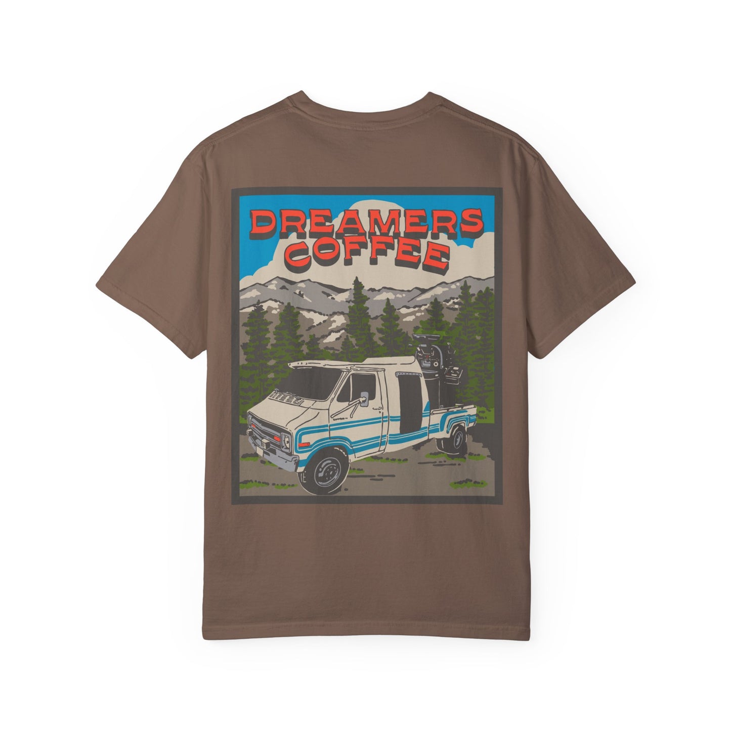 Dreamers Coffee Unisex Garment-Dyed T-Shirt
