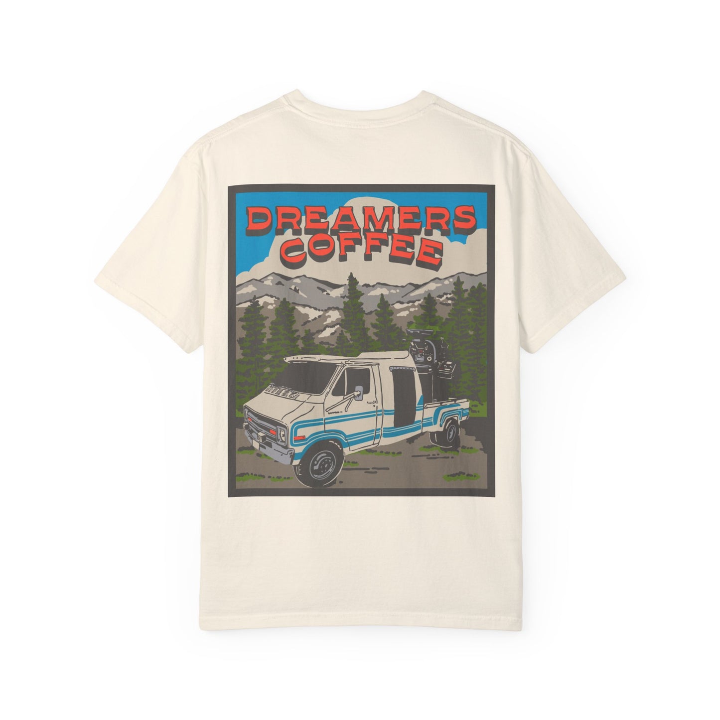 Dreamers Coffee Unisex Garment-Dyed T-Shirt